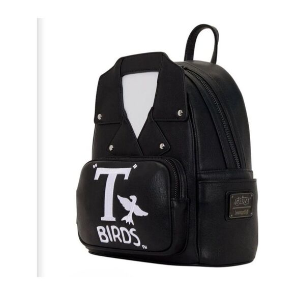 Loungefly Grease T Birds Faux Leather Jacket Cosplay Thunderbirds Backpack NWT main image 4